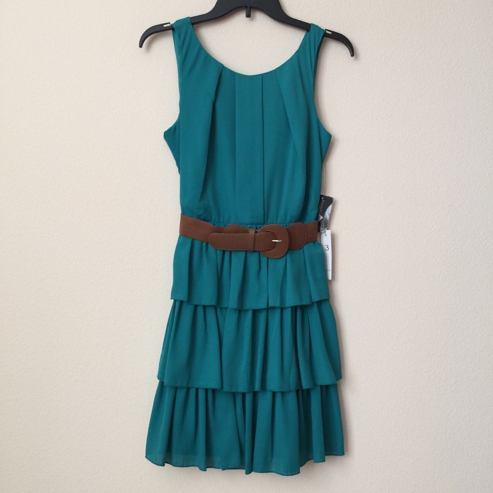 Teeze Me - Jade Ruffle Dress